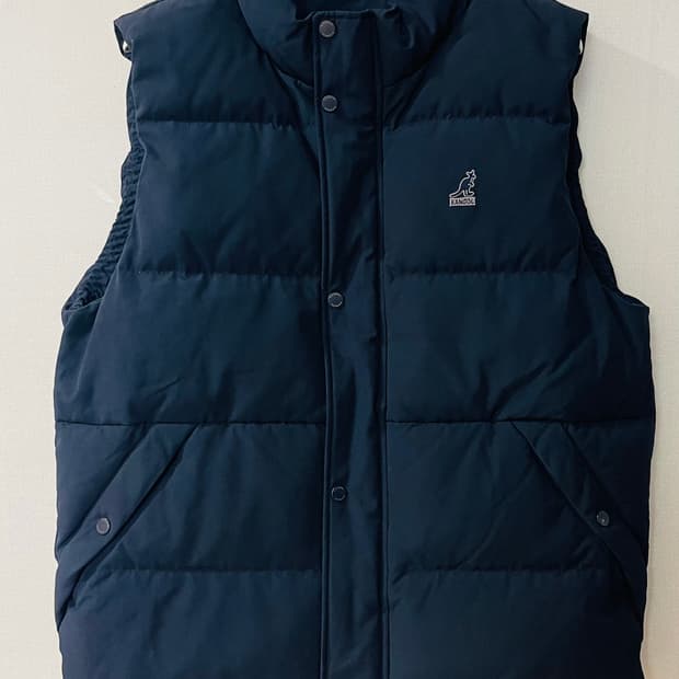 새상품) 캉골 스탠드 칼라 다운 푸퍼 베스트 XL 정가 20만원대