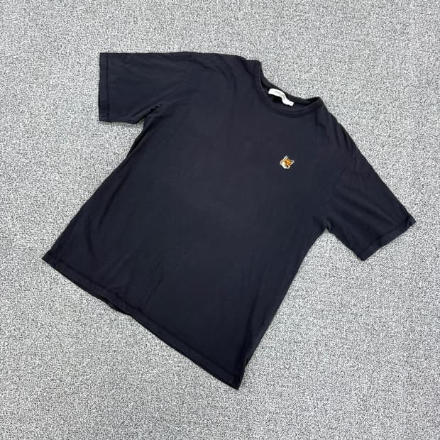 M 폭스 패치 남성 반팔 티셔츠 0415J