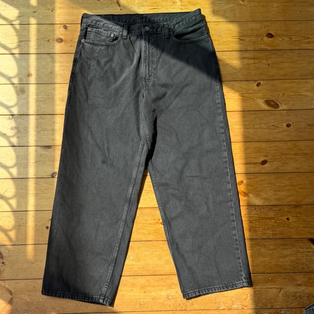 리바이스 578 배기핏 블랙진 새제품