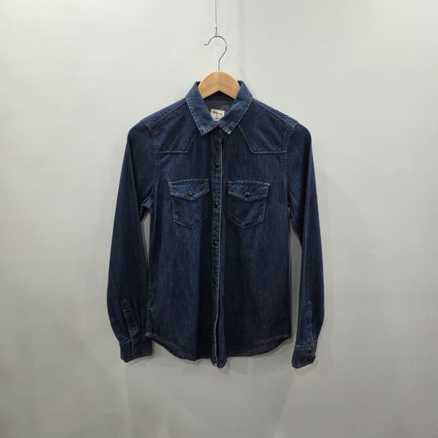 갭 우먼 데님셔츠 XS