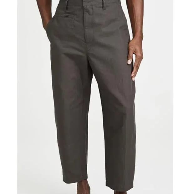 르메르 밀리터리 팬츠 레이븐 52사이즈 신품급 트위스트 워크팬츠