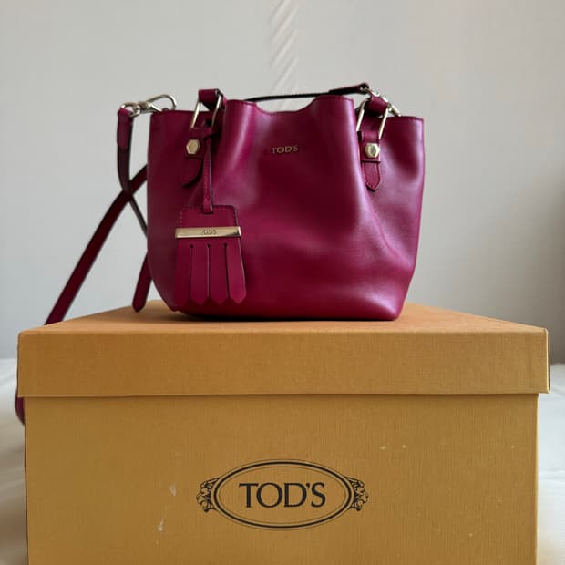 토즈 미니 플라워백 핑크