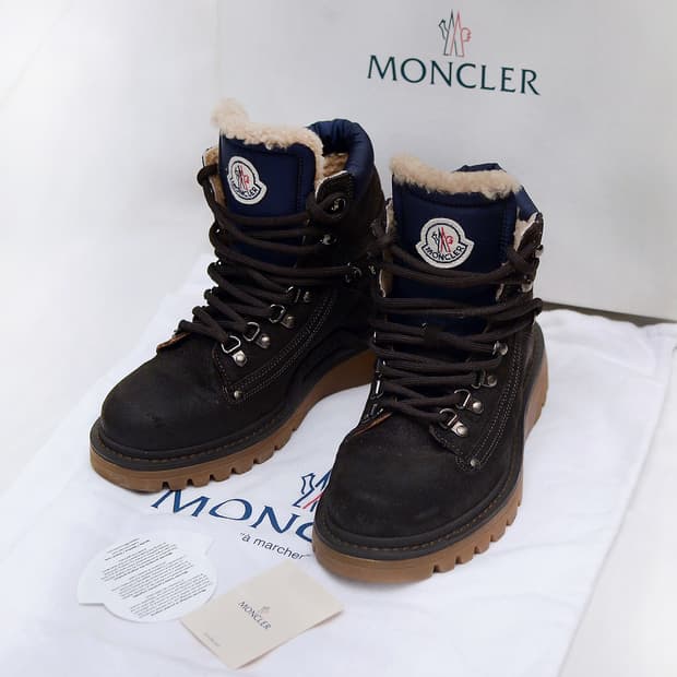 몽클레어 이지드 양모 시어링 가죽 방한부츠 (39 / 250-255)