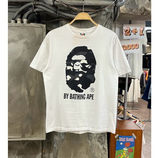 베이프 시티 카모 바이 베이싱 반팔티 화이트 L #csz3926