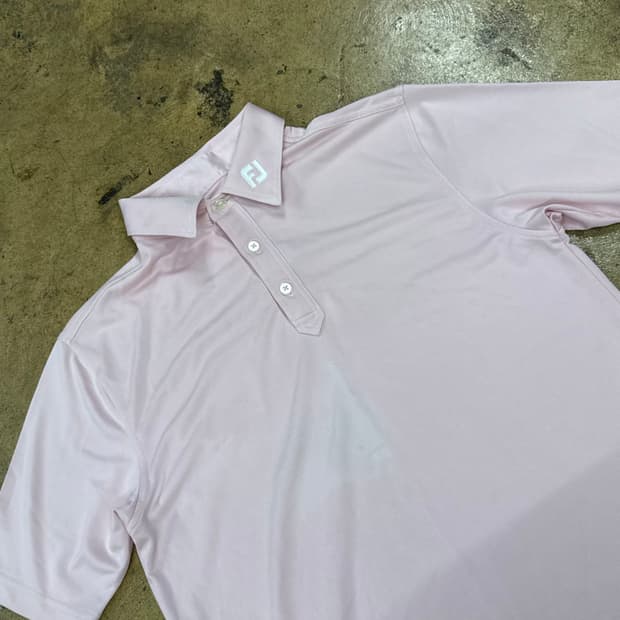 [정품/M] 풋조이 골프웨어 핑크 반팔 카라티 b13