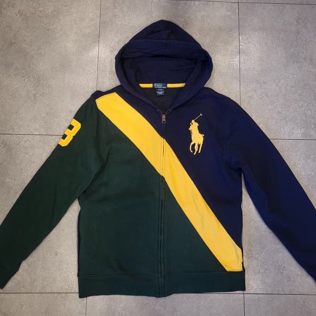 폴로 랄프로렌 키즈 후드 집업 XL, 성인가능