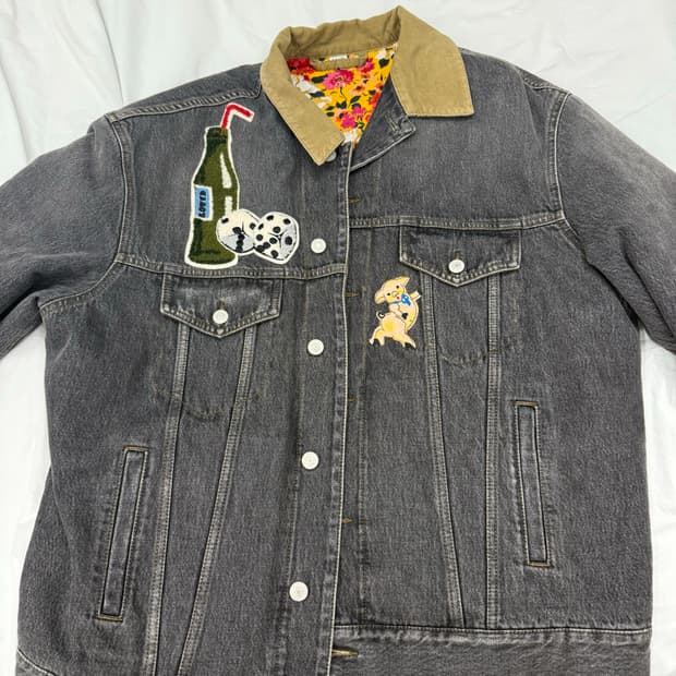 구찌 데님 자켓