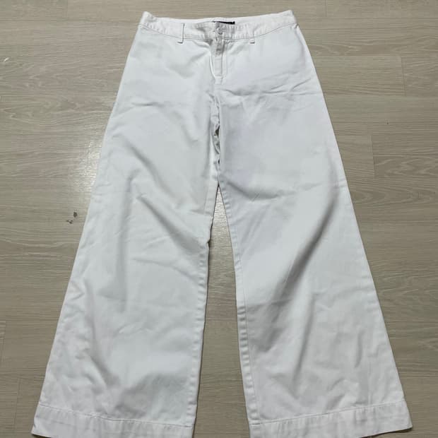 폴로 랄프로렌 흰색 면바지 새상품
