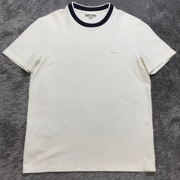 [[M, A급] 라코스테(LACOSTE) 라운드넥 반팔티셔츠@534