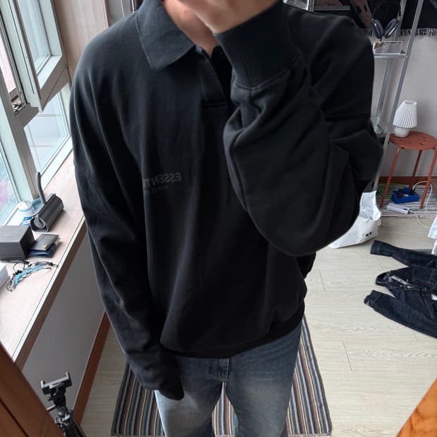 피오갓 에센셜 후드티