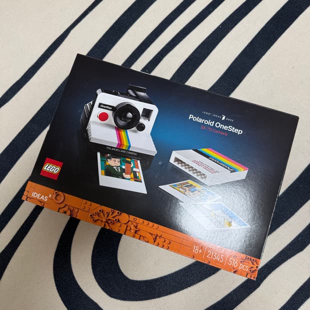 레고 폴라로이드 원스텝 SX-70 카메라