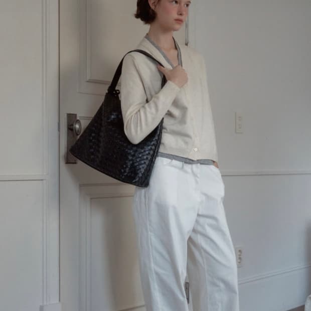 아노에틱 위빙 메쉬백 블랙