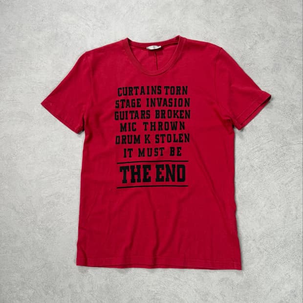 Dior Homme 05 AW The End Graphic T-Shirt