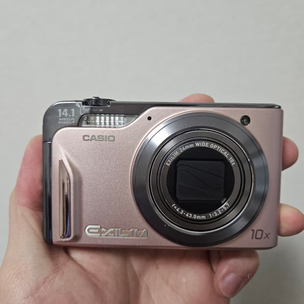 (츄 디카) 카시오 엑슬림 핑크 EX-H15 디지털카메라 exilim