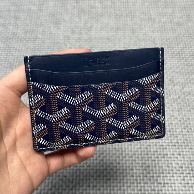 고야드 생쉴피스 네이비 카드지갑