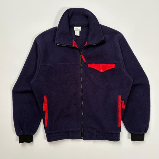 90s USA 엘엘빈 플리스 집업