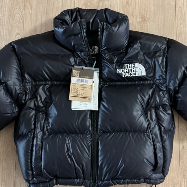노스페이스 숏 눕시 자켓 패딩 s