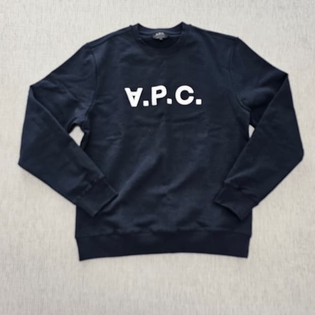 아페쎄 곤색 맨투맨 L (텍제거만한 새상품)