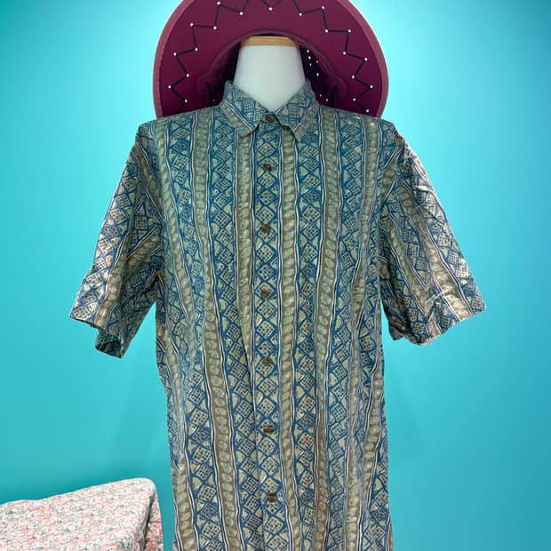 LL Bean 하와이안 셔츠 