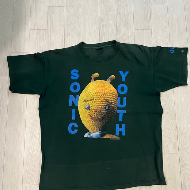 90s sonic youth 빈티지 티셔츠