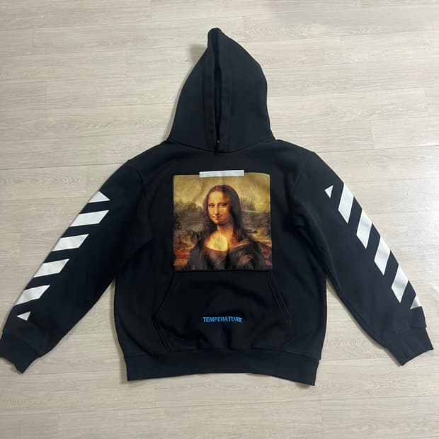 오프화이트 모나리자 후드티