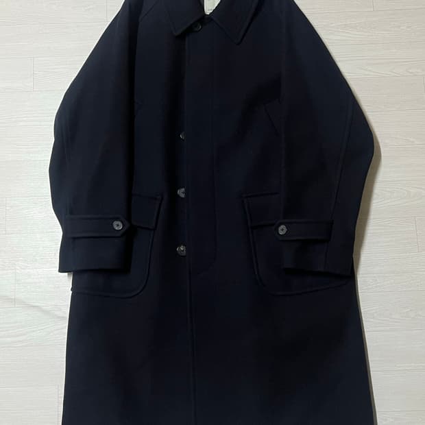 (1)어나더오피스 보이저 발마칸 코트 다크네이비