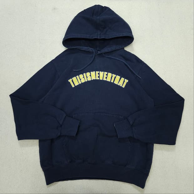 디스이즈네버댓 아치로고 후드티 S