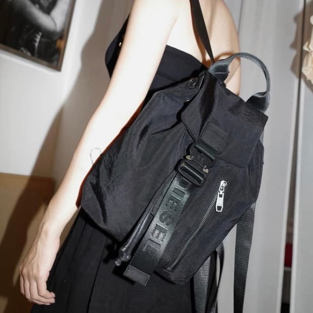 디젤 나일론 패브릭 백팩