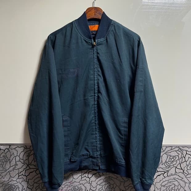 빈티지 Cintas 블루종 자켓