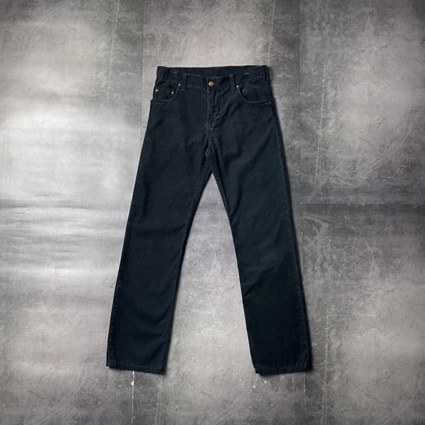 CARHARTT 칼하트 빈티지 네이비 코듀로이 워크 팬츠 A00878