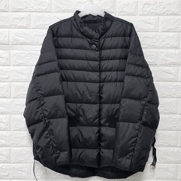 택포) 20s 한섬 시스템 블랙 패딩 자켓 M