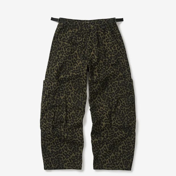 카락터 lumping cargo pants 레오파드