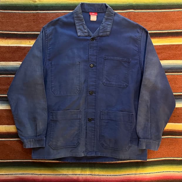 70s Adolphe Lafont 아돌프 라퐁 프렌치 몰스킨 워크 자켓