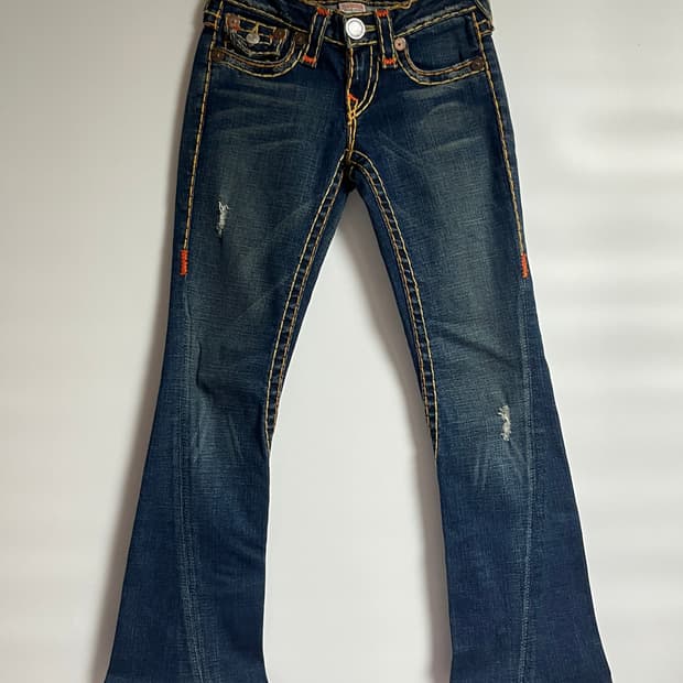 트루릴리젼 스판 부츠컷 데님 팬츠 청바지 24