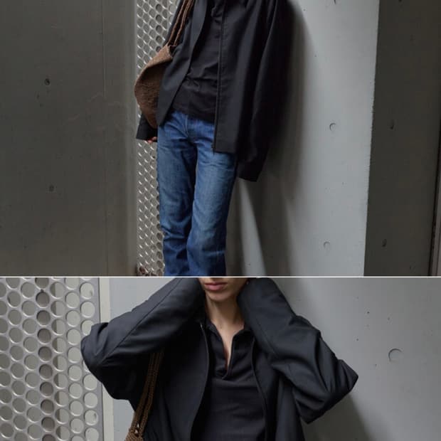 머듈 프렌치 폴로 블랙 2 사이즈