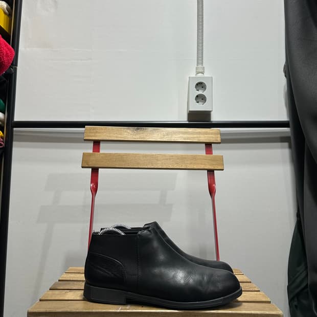 39 250) 캠퍼 부츠 여성 여자 부츠 보위 블랙 앵클 부츠 