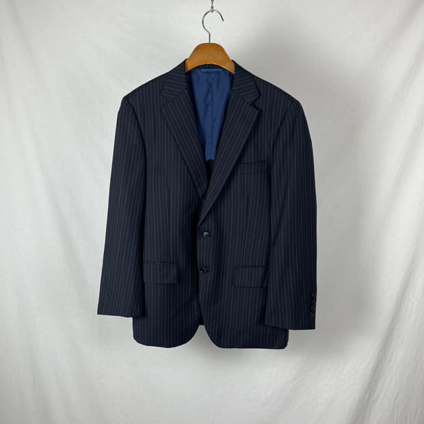 Ermeneglido Zegna 스트라이프 블레이저