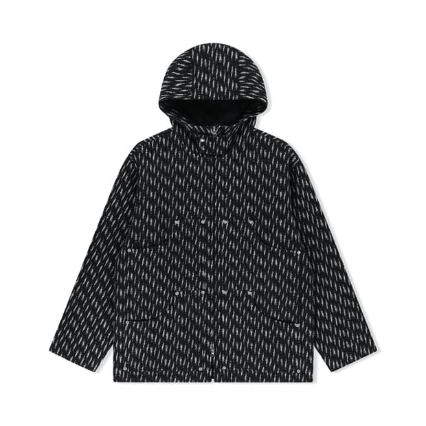 예스아이씨 후디드 울 집 코트