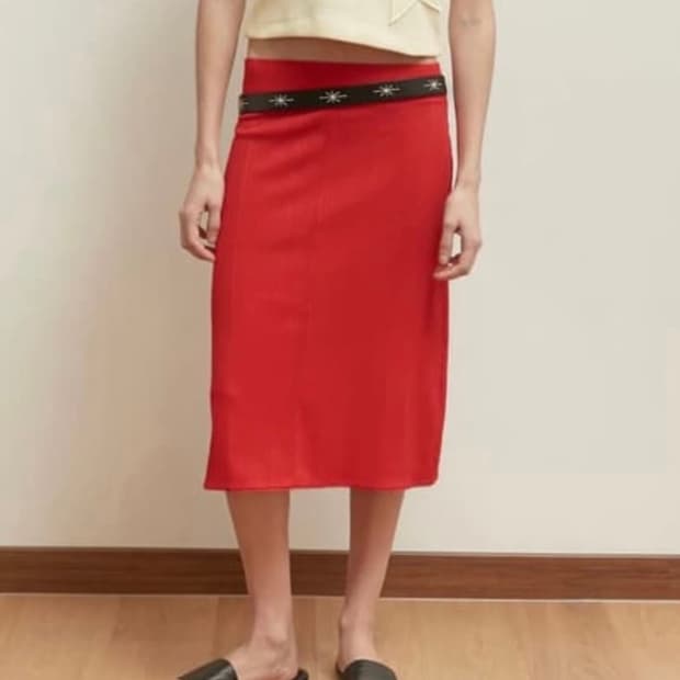 솔티페블 스커트 구해요