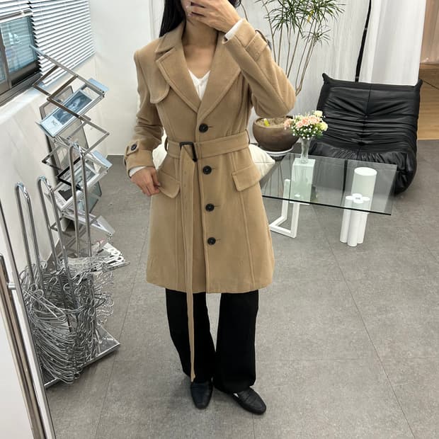 MICHEL KLEIN 베이지 코트