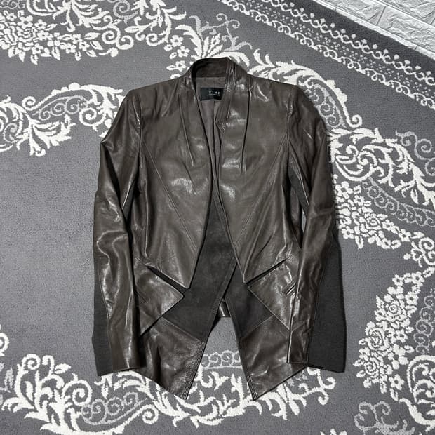 타임 더블 판넬 램스킨 자켓