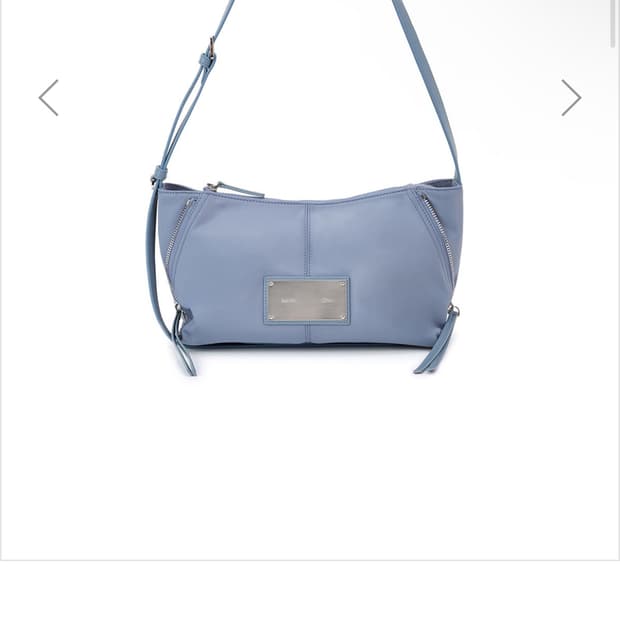 마뗑킴 투웨이 나일론 숄더백 블루