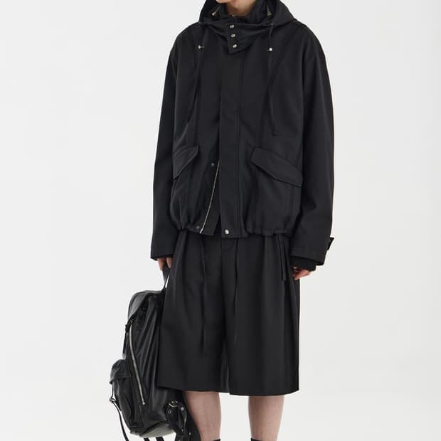 [M]유스 Cut-Off Oversized Blouson