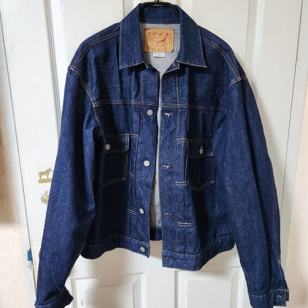 오어슬로우 2세대 데님자켓 원워시 4사이즈