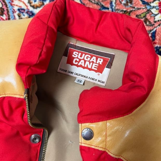 M) 슈가케인 sugar cane 빈티지 패딩조끼 