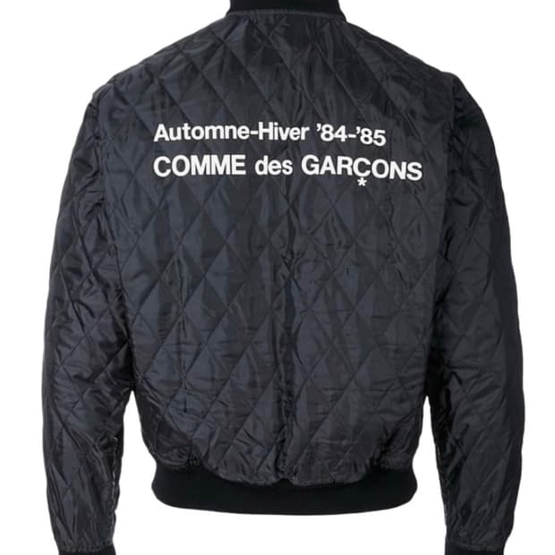 CDG 퀼티드 '84-85 스태프 블루종 블랙