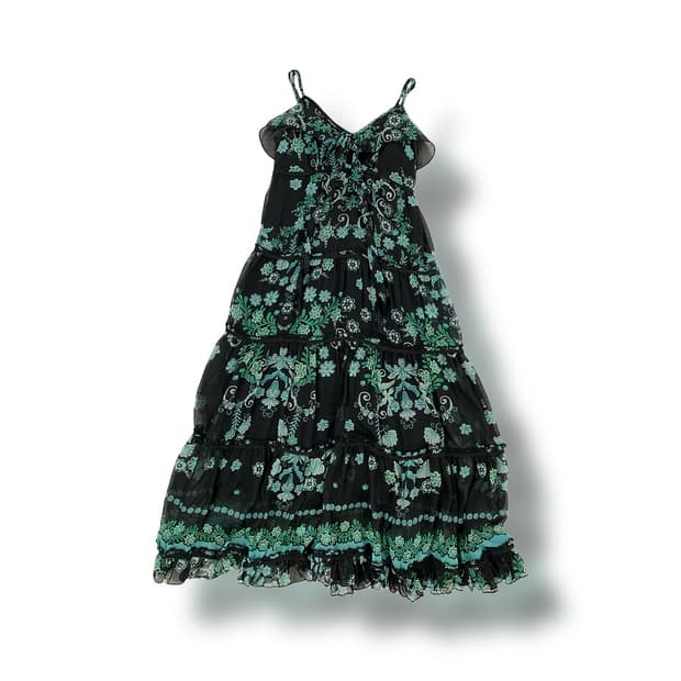 Floral Sleeveless Dress ~100 