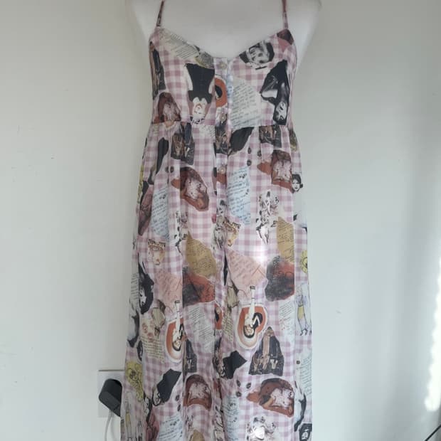 히스테릭 글래머 x 코트니 러브 슬립 원피스