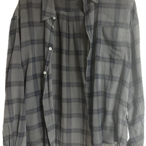 해칠룸 체크 셔츠