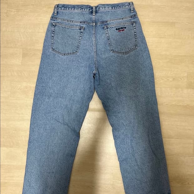 [25SS] 슈프림 배기진 데님 32size (자수 로고 / 극미중고)